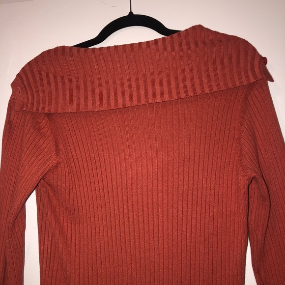 Monki (ASOS ) ribbed midi dress in red - Picture 8 of 11